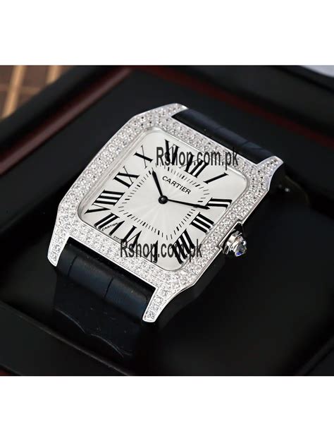 cartier santos st150171|cartier santos 100 diamond price.